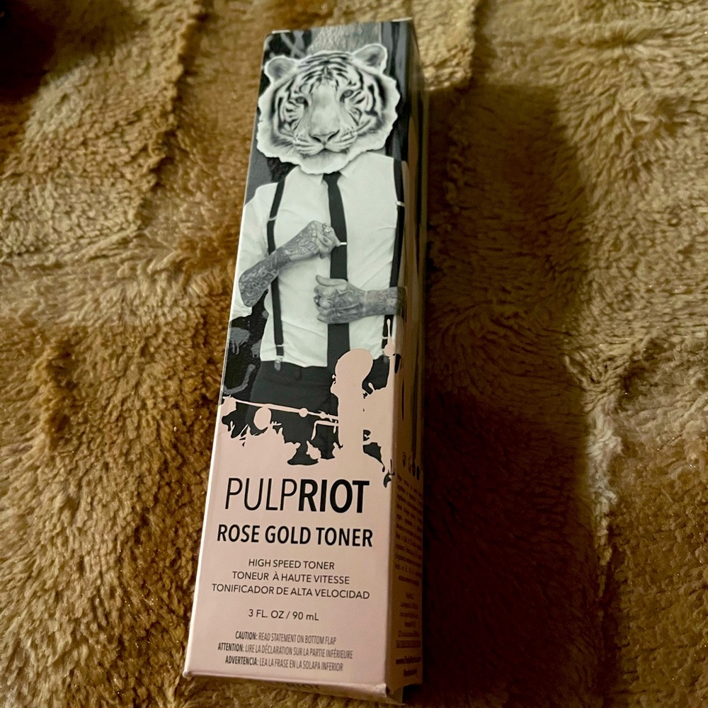 PULPRIOT rose gold toner